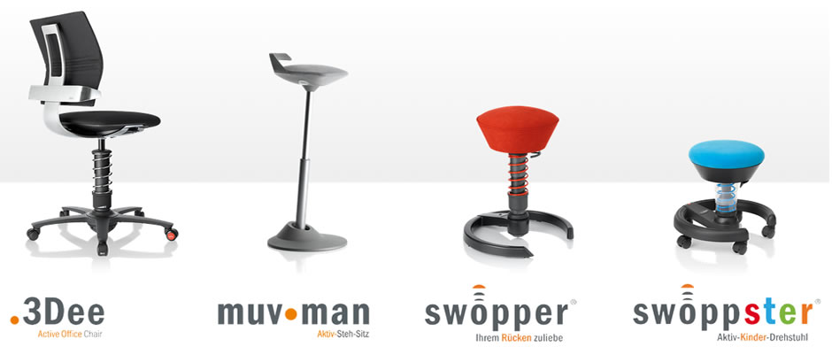 Tabouret et Chaise Swopper, la révolution !