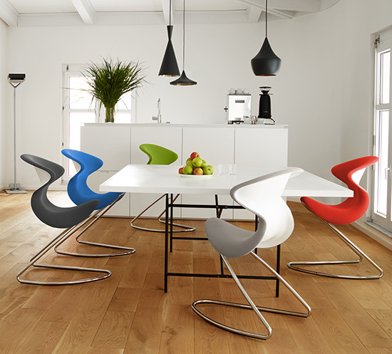 Chaise design d'invité, de reception ou de séjour